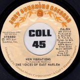 The Voices Of East Harlem – Giving Love b/w New Vibrations – Just Sunshine 7″