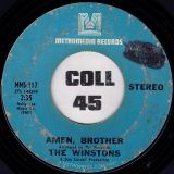 The Winstons – Color Him Father b/w Amen, Brother – Metromedia 7″