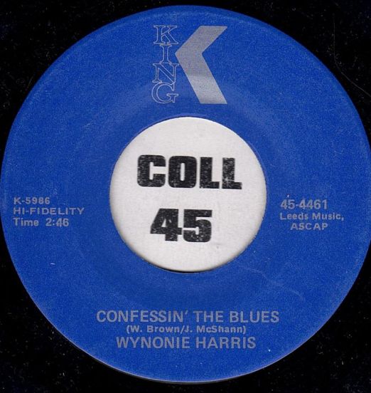 Wynonie Harris - Confessin' The Blues b/w Blood Shot Eyes - King 7"