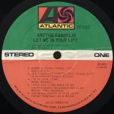 Aretha Franklin – Let Me In Your Life – Atlantic LP
