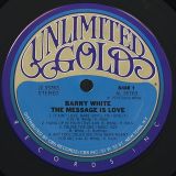 Barry White – The Message Is Love – Unlimited Gold LP