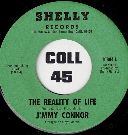 Jimmy Connor - The Reality Of Life b/w Let's Get Married - Shelly 7"