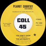 The Movements – You Don’t Know b/w Let’s Get Involved – Peanut Country 7″