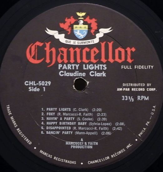 ClaudineClark-PartyLightsLABEL