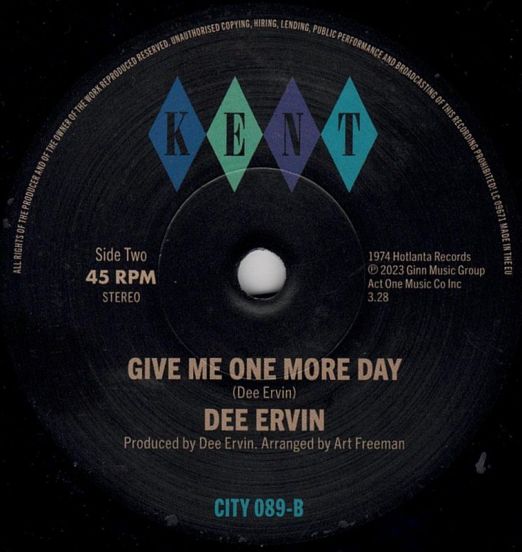 DeeErvin-GiveMeOneMoreDayB