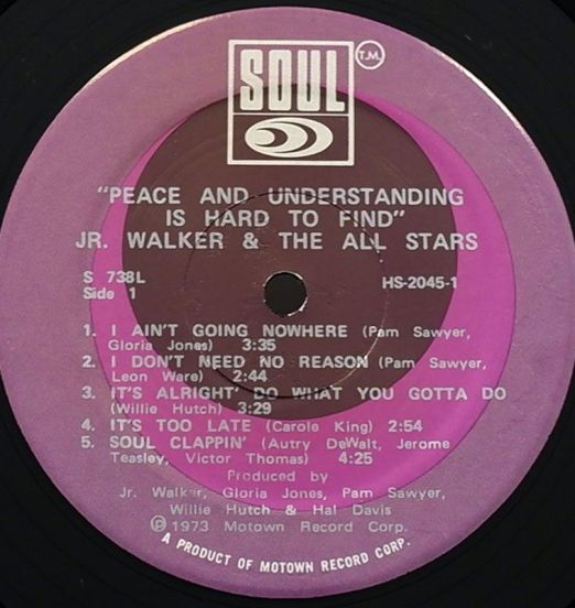 JrWalkerAndTheAllStars-PeaceAndUnderstandingIsHardToFindLABEL