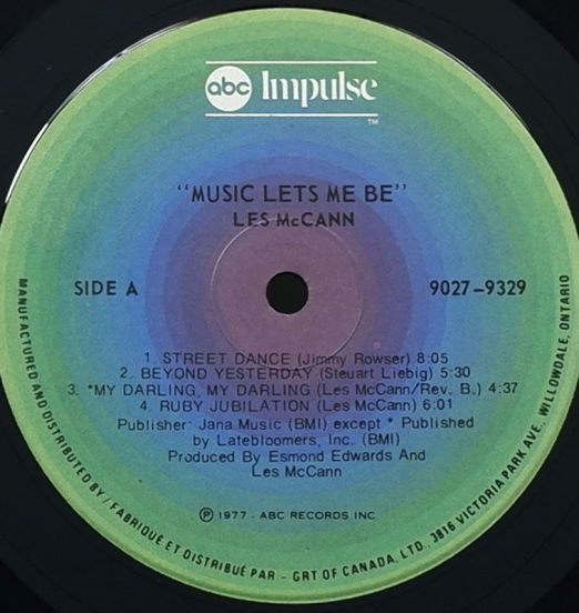 LesMcCann-MusicLetsMeBeMeLABEL