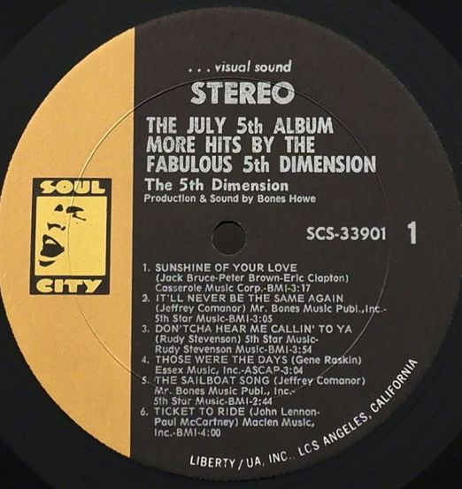The5thDimension-TheJuly5thAlbumLABEL