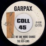The Rev-Lons – Boy Trouble b/w Give Me One More Chance – Garpax 7″