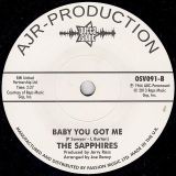 The Sapphires – The Slow Fizz b/w Baby You Got Me – Outta Sight DJ UK 7″