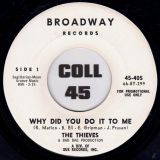 The Thieves – Why Did You Do It To Me b/w I’m Not The One – Broadway DJ 7″