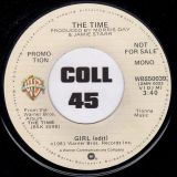 The Time – Girl (Edit) Mono b/w Girl (Edit) Stereo – Warner Bros DJ 7″