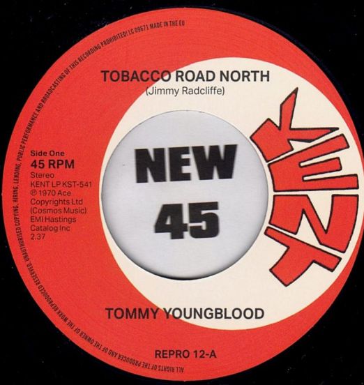 Tommy Youngblood - Tobacco Road North b/w The Other Brothers - Nobody But Me - Kent UK 7"