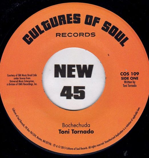 Toni Tornado - Bochechuda b/w Aposta - Cultures Of Soul 7"