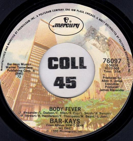 Bar-Kays - Body Fever b/w Deliver Us - Mercury 7"