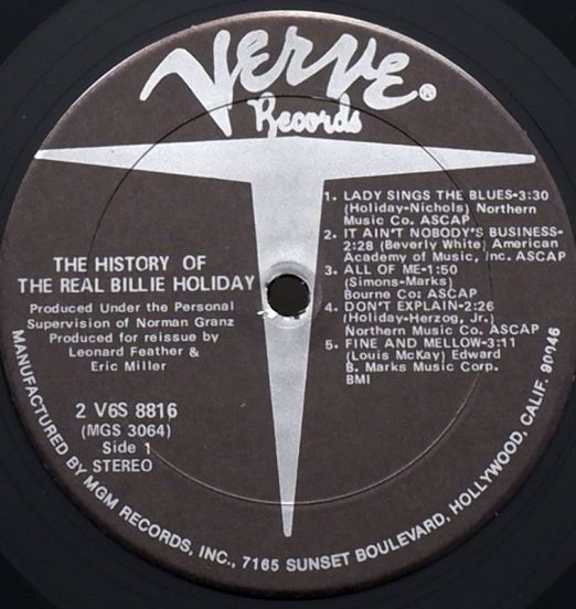BillieHoliday-TheHistoryOfTheRealBillieHolidayLABEL