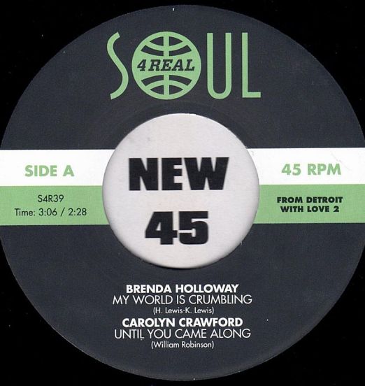 BrendaHolloway-MyWorldIsCrumblingAndCarolynCrawford-UntilYouCameAlongA