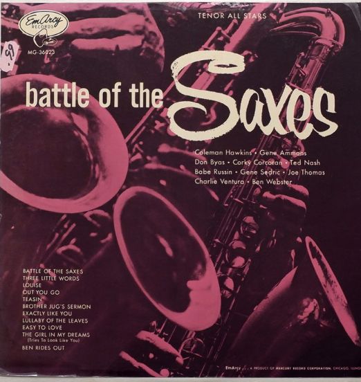 V.A. - Battle Of The Saxes, Tenor All Stars - EmArcy LP