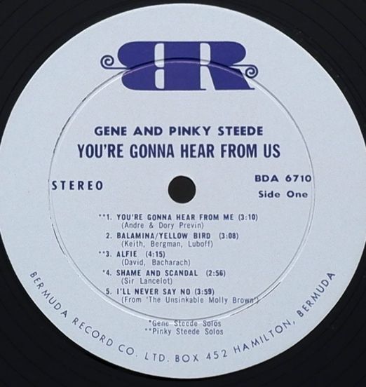 GeneAndPinkySteede-YoureGonnaHearFromUsLABEL