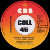 Herbie Hancock – Rockit (Short Version) b/w Long Album Version – Cbs NL 7″