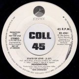 Imagination – State Of Love (Edit Of LP Version) b/w State Of Love (Guitar Version/AOR Mix) – Elektra DJ 7″