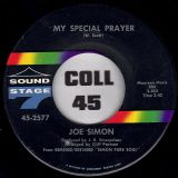 Joe Simon – Travelin’ Man b/w My Special Prayer – Sound Stage 7 7″