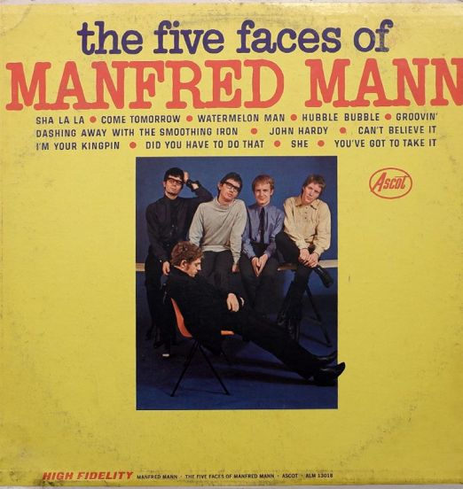 Manfred Mann - The Five Faces Of Manfred Mann - ASCOT LP