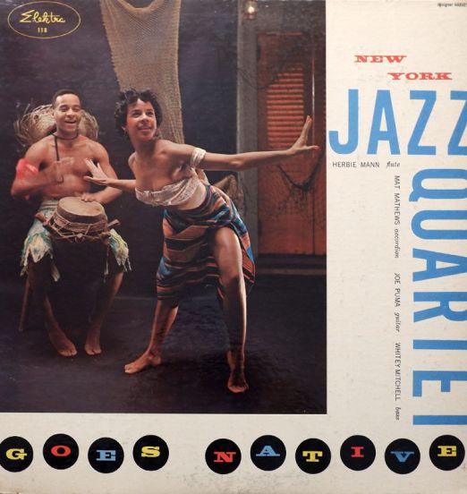 New York Jazz Quartet - New York Jazz Quartet Goes Native - Elektra LP