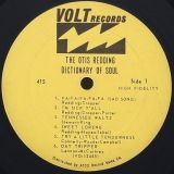 Otis Redding – The Otis Redding Dictionary Of Soul – Complete & Unbelievable – Volt LP