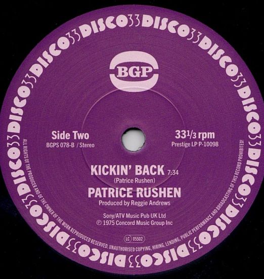 PatriceRushen-Kickin'BackLABELB