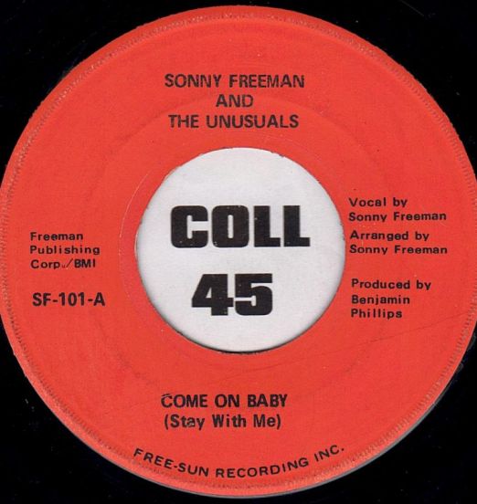 SonnyFreemanAndTheUnusuals-ComeOnBaby(StayWithMe)