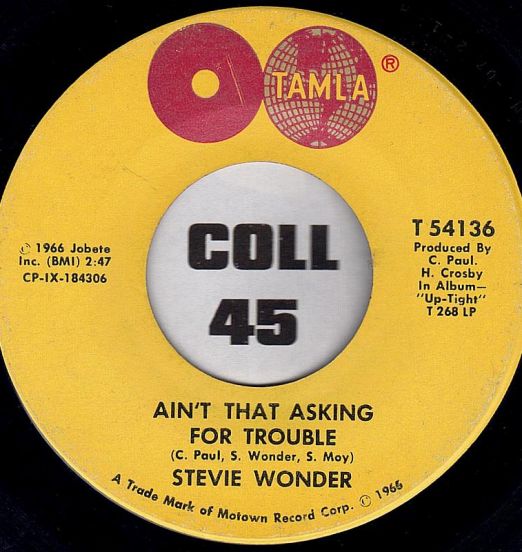 Stevie Wonder - Ain't That Asking For Trouble b/w Blowin In The Wind - Tamla 7"