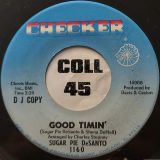 Sugar Pie DeSanto – Good Timin’ – Checker Single Sided DJ 7″