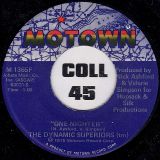 The Dynamic Superiors – One-Nighter b/w Deception – Motown 7″