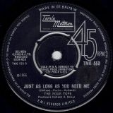 Four Tops – Shake Me, Wake Me (When It’s Over) b/w Just As Long As You Need Me – Tamla Motown UK 7″