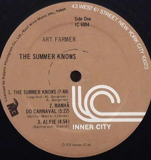 ArtFarmer-TheSummerKnowsLABEL