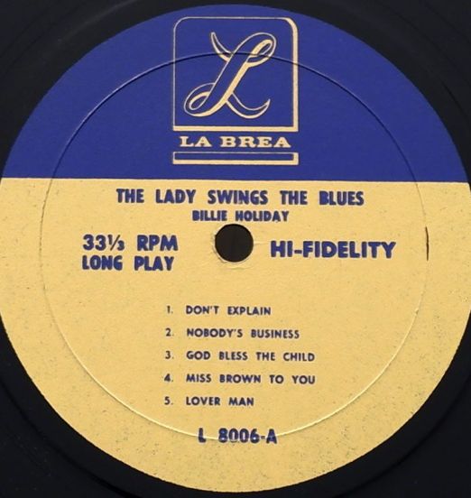BillieHoliday-TheLadySwingsTheBluesLABEL