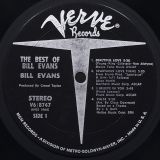 Bill Evans – The Best Of Bill Evans – Verve LP