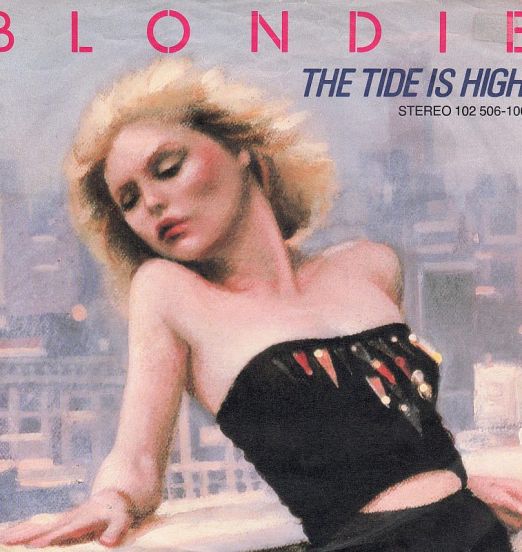 Blondie - The Tide Is High b/w Susie And Jeffrey - Chrysalis AT 7″