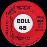 Brenda & The Tabulations  Lies Lies Lies b/w And My Heart Sang (Tra La La) – Top And Bottom 7″
