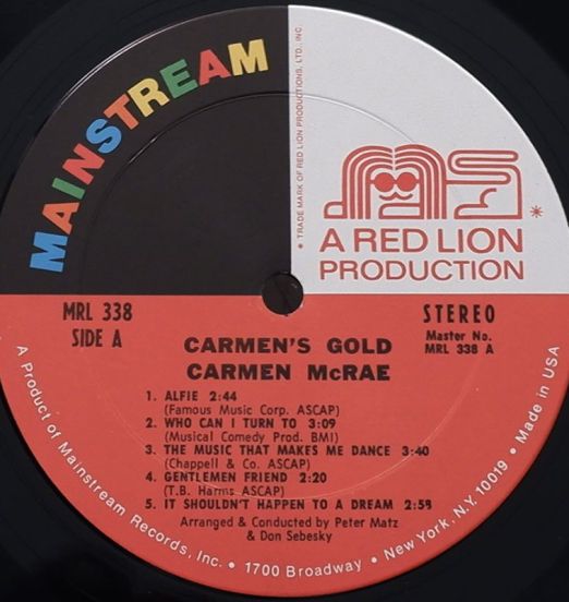 CarmenMcRae-CarmensGoldLABEL