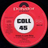 Chilly – Simply A Love Song b/w Dimension 5 – Polydor AT 7″