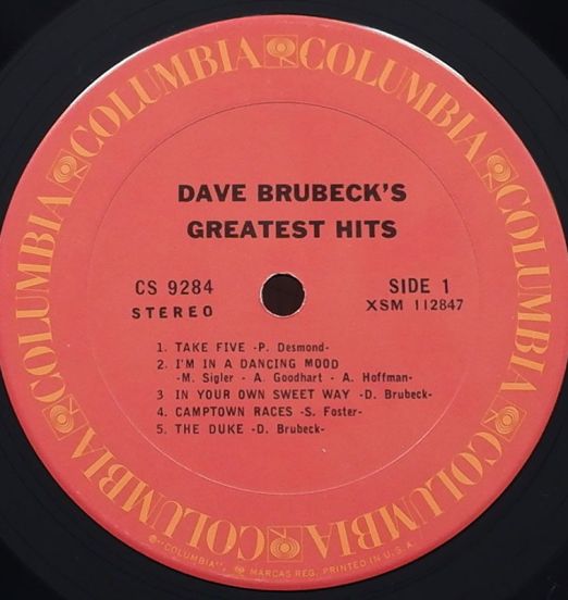 DaveBrubeck-GreatestHitsLABEL