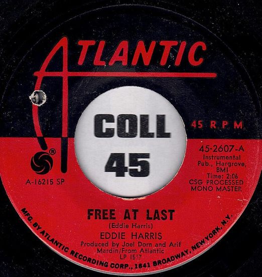 Eddie Harris - 1974 Blues b/w Free At Last - Atlantic 7"