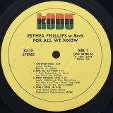 Esther Phillips With Beck – For All We Know – Kudu LP
