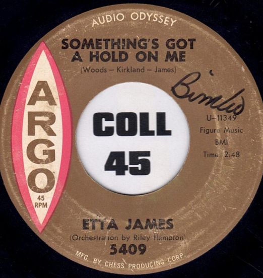Etta James - Something's Got A Hold On Me b/w Waiting For Charlie To Come Home - Argo 7"