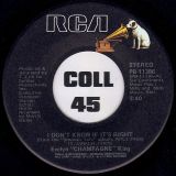 Evelyn “Champagne” King – I Don’t Know If It’s Right b/w We’re Going To A Party – RCA 7″