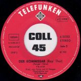 Falco – Der Kommissar b/w Helden Von Heute – Telefunken GER 7″