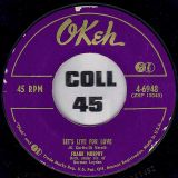 Frank Murphy – Let’s Live For Love b/w I’ll Make You Mine – Okeh 7″