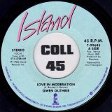 Gwen Guthrie – Love In Moderation b/w Seventh Heaven – Island 7″